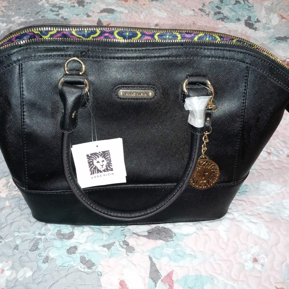🌻 ANN KLEIN JAZZY GEOS PURSE